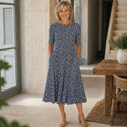 Camille™ | Elegant Floral Midi