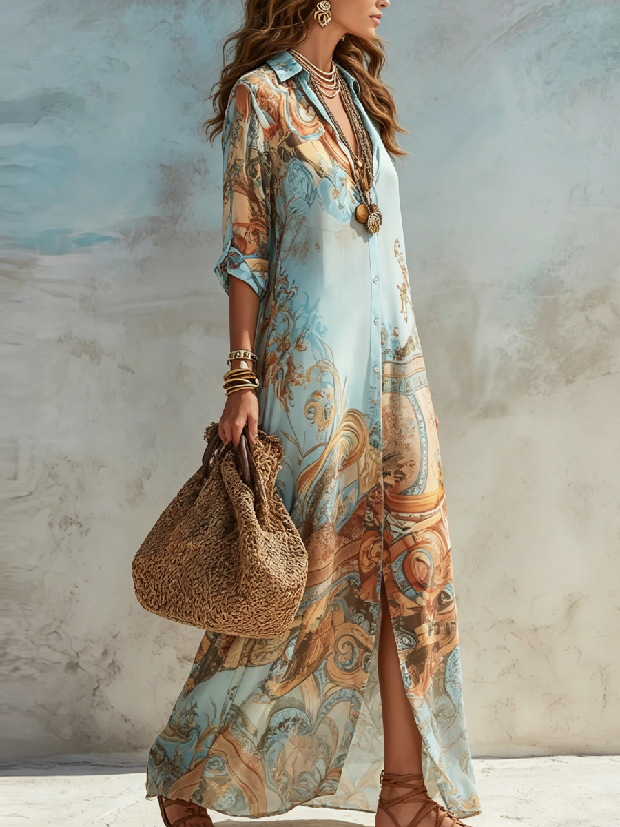 Clara™ | Elegant Flowing Dress