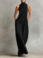 Maxi Dress with Side Pockets