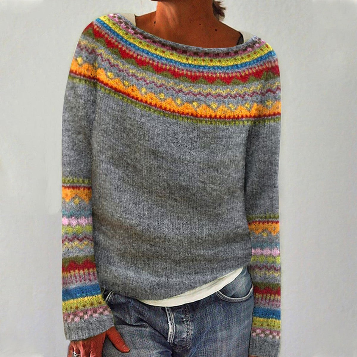 Women’s Fair Isle Knit Sweater