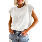 MAISIE™ - Casual Minimalist Crewneck Sleeveless Top