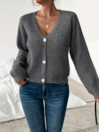 The Elise™ Timeless Button-Up Cardigan