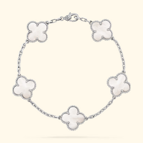 Silver/White