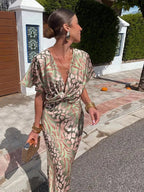 Solène — V-Neck Elegant Dress