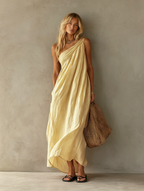 Resort One-Shoulder Maxi Dress