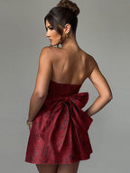 CAROLINE™ - Elegant Strapless A-Line Tube Dress for Summer & Dating