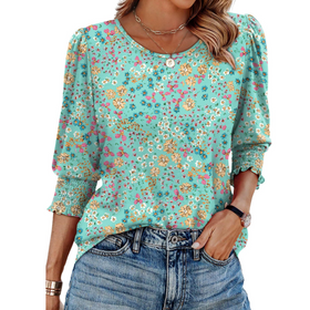 Lake Green Bottom Floral