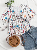 ALTHEA™ – Casual Summer V-Neck Flowy Top