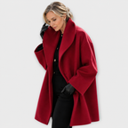Brigitta™ | Oversized Wide-Collar Coat