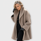 Brigitta™ | Oversized Wide-Collar Coat