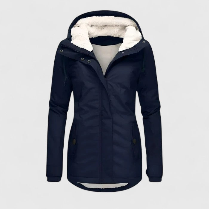 Penelope™ | Warm Fleece-Lined Waterproof Hooded Parka