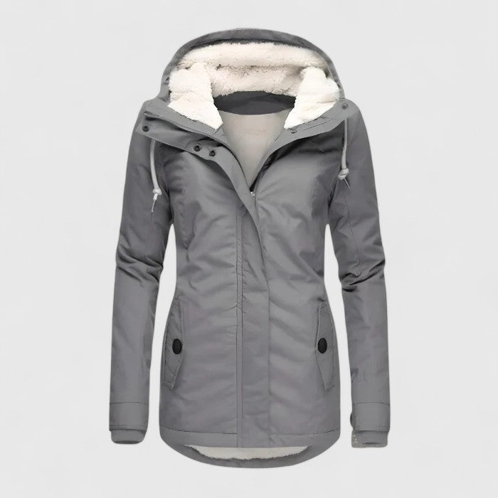 Penelope™ | Warm Fleece-Lined Waterproof Hooded Parka