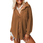 KUMOT™ - Comfy Long Sleeve Button Down Collared Blouse