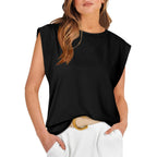 SAMPAGUITA™ –  Comfy Loose Fit Crew Neck Summer Top