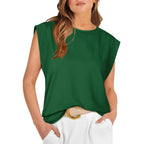 SAMPAGUITA™ –  Comfy Loose Fit Crew Neck Summer Top