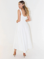 Audrey Square-Neck Dress