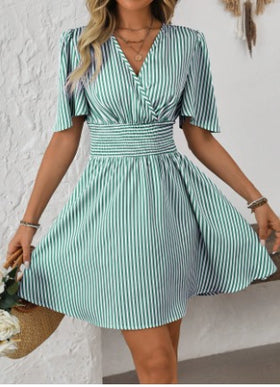 Teal/white