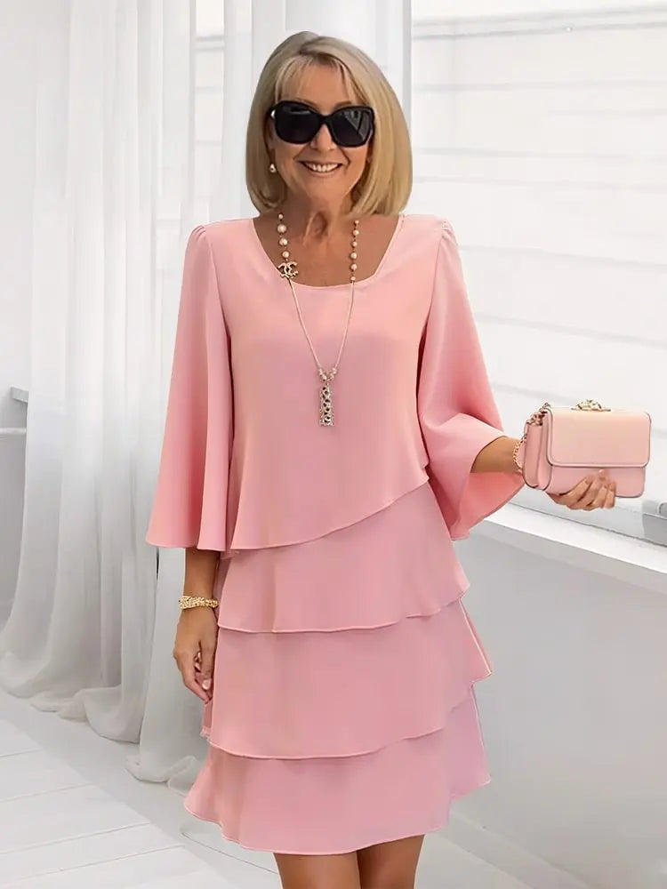 Amelia™ | Layered Elegance Dress