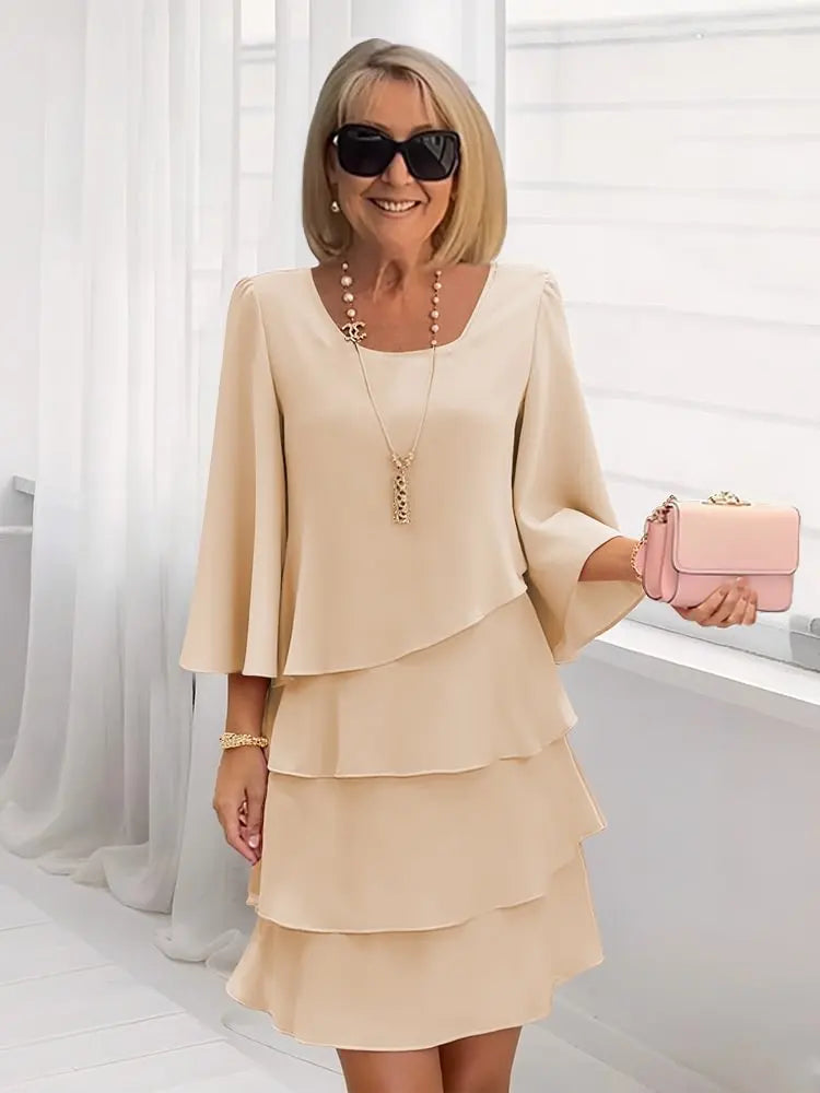 Amelia™ | Layered Elegance Dress