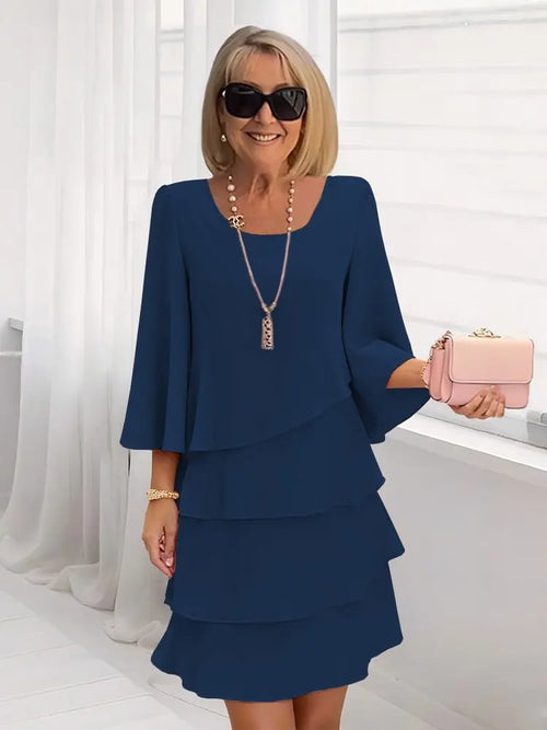 Amelia™ | Layered Elegance Dress