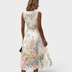 Paige – Sleeveless Floral Midi Dress