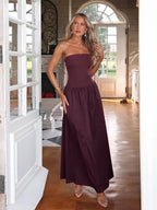 INAH™ - Effortless Sleeveless Tube Dress for Casual Party Wear