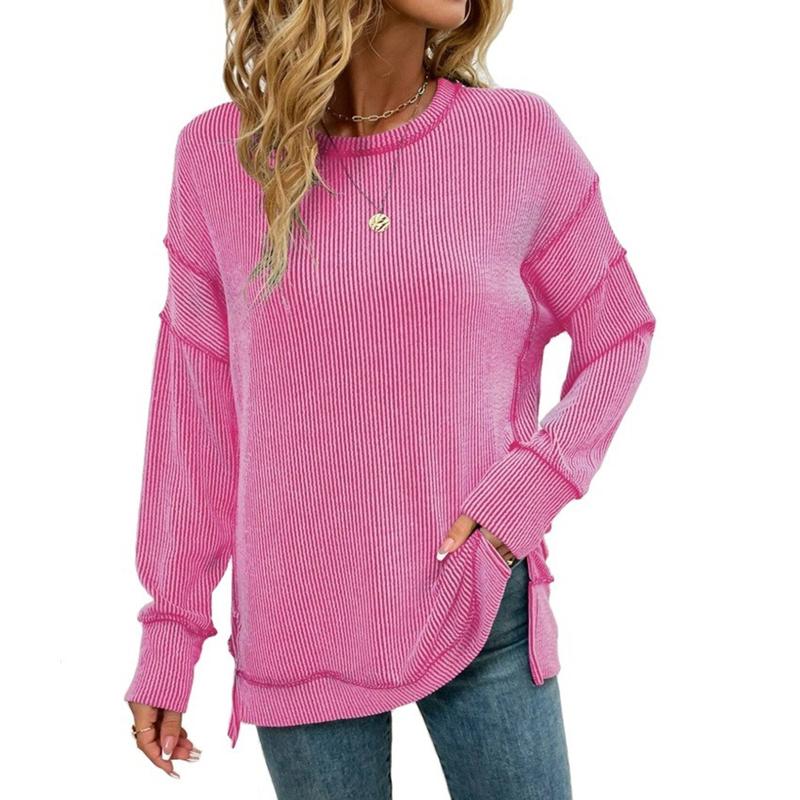 HAIZEY™ - Cozy Ribbed Oversized Sweatshirt