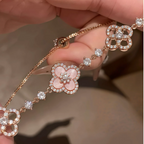 Sakura Clover Bracelet