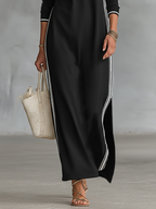 Marlowe™ Contrast-Trim Maxi Dress