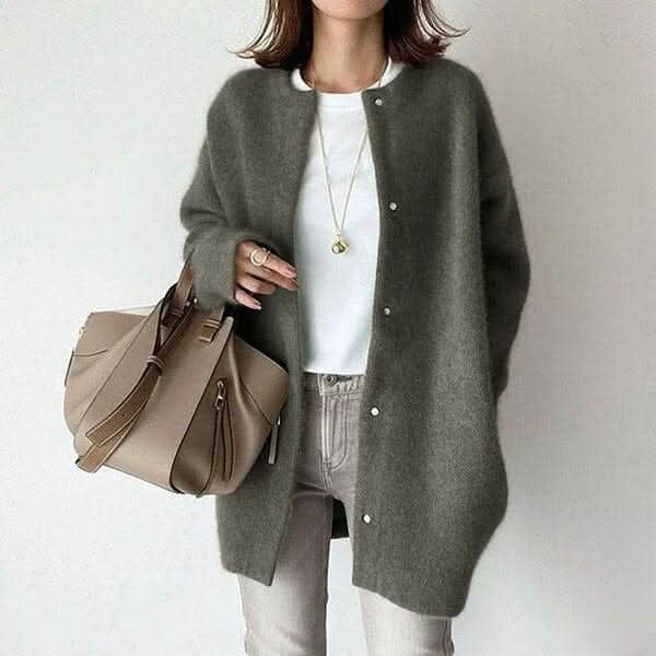 VANNA™ ELEGANT BUTTONED KNIT JACKET