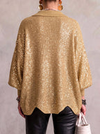 Isadora | Oversized Collared Cardigan